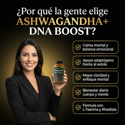 ASHWAGANDHA+ L-Teanina + Rhodiola Rosea - 60 Cápsulas