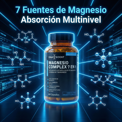MAGNESIO COMPLEX 7 en 1 - 60 Cápsulas
